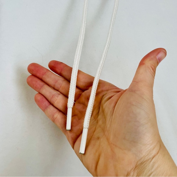 Athleta Retroplush II Hoodie Hooded Sweatshirt Creamy Ivory Medium - Picture 11 of 15